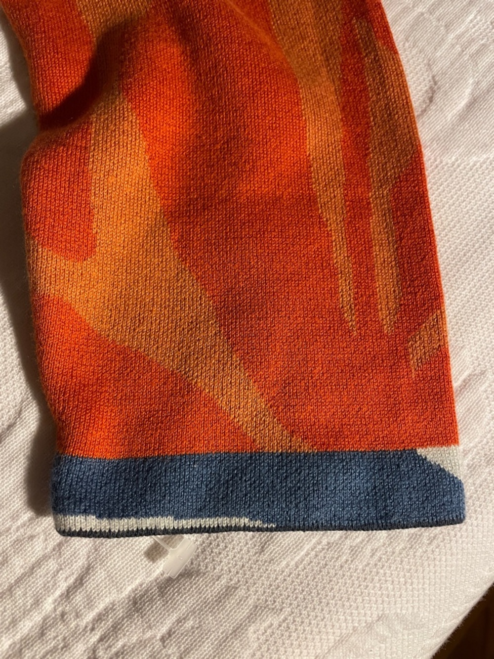 NorthStyle Orange Multi Open-Front Abstract Stripe Cardigan - Picture 5 of 11